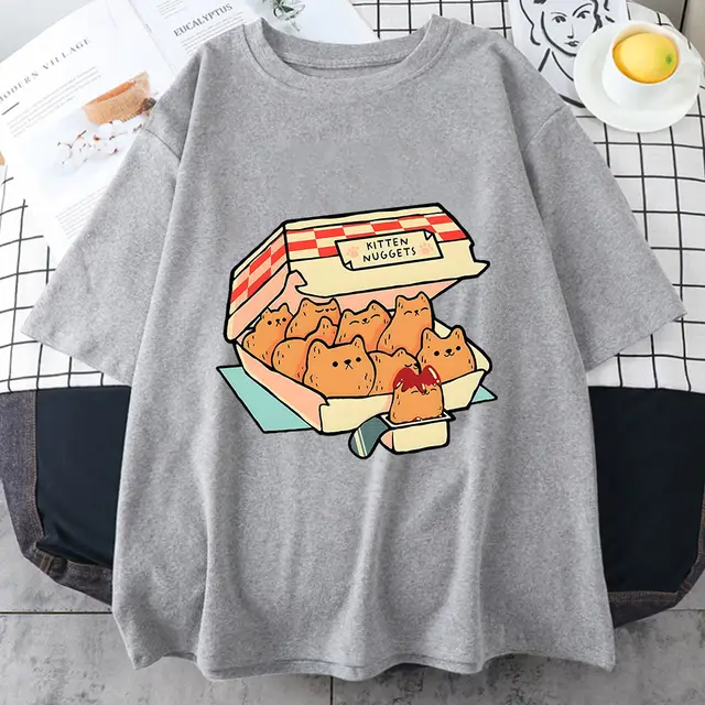 Cute Cat Biscuits Dipping Sauce Print 07Gray - Shop at LoveMi