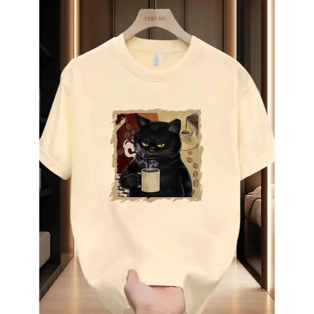Women's Cotton Short sleeved Casual Style Apricot - Shop at LoveMi