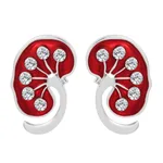 Kidney Brooch Silver