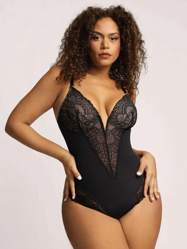 Jumpsuit Body Shaping Belly Contraction Hip Lifting Black - Shop at LoveMi