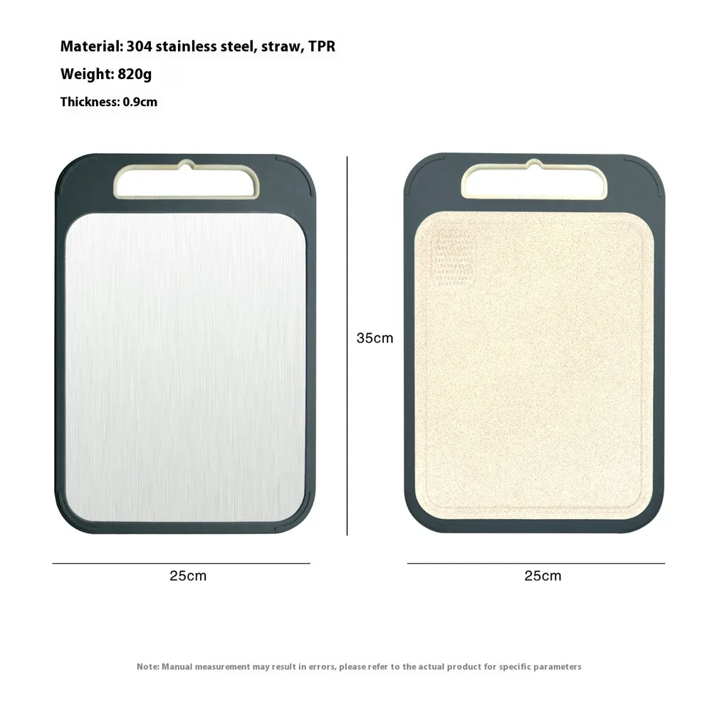 304 Stainless Steel Cutting Board Double sided Available Dark Gray - Shop at LoveMi