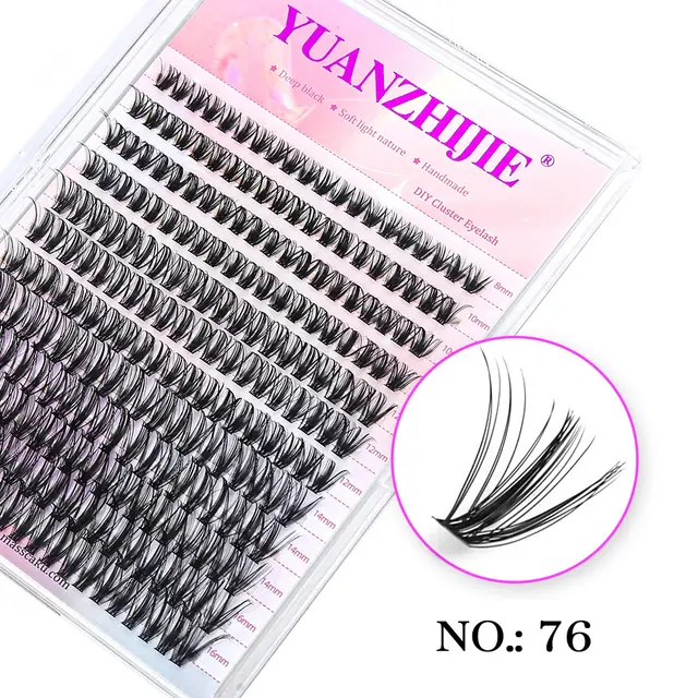 DIY Self grafting Segmented Eyelashes Thick Natural Light Without Feeling No76 - Shop at LoveMi