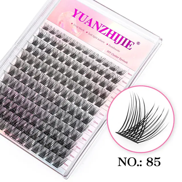 DIY Self grafting Segmented Eyelashes Thick Natural Light Without Feeling No85 - Shop at LoveMi