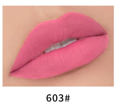 Matte No Stain On Cup Non fading Lip Lacquer Matte Liquid Lipstick Q1617 3 - Shop at LoveMi