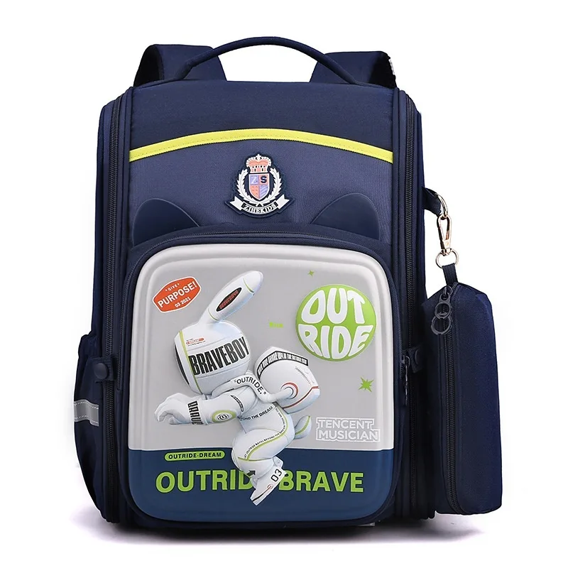 Children's Lightweight 3D Cartoon Printed Backpack Green - Shop at LoveMi