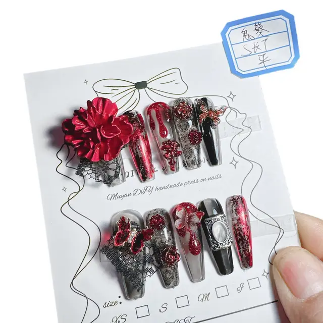 Dark Lace Ghost Sunflower Bloody Butterfly Personality Wear Armor Ghost Sunflower New T - Shop at LoveMi