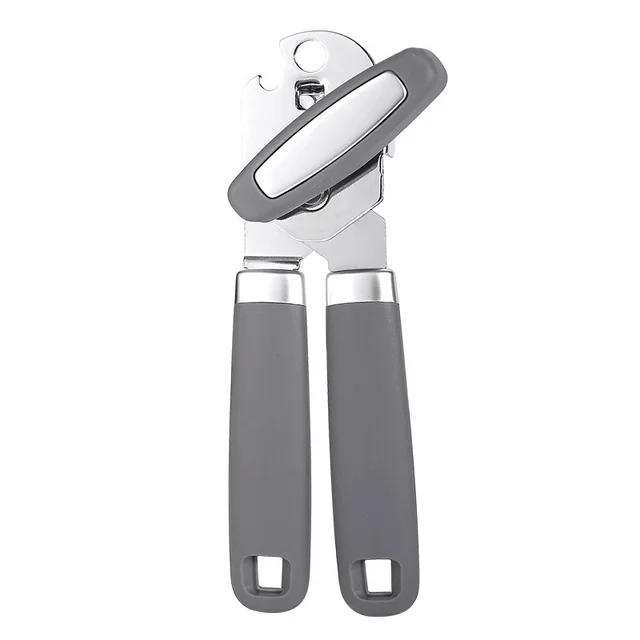 Stainless Steel Can Opener Multifunctional Kitchen Tools Opp Bag Packaging Gray - Shop at LoveMi