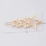 Gold Three Small Pentagram