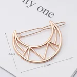 Golden Hollow Moon Shape