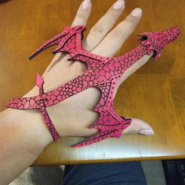Fashion Jewelry Leather Hand Dragon Bracelet Decoration Red Dragon Bracelet - Shop at LoveMi