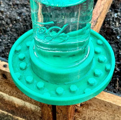Hummingbird Bee Feeding Bird Feeder Mint Green - Shop at LoveMi