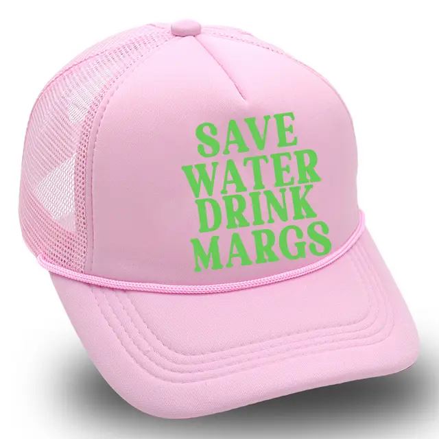 Save Water Ink Margs Printed Baseball Cap Pink - Shop at LoveMi