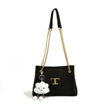 Women's Versatile Double-layer Large Capacity Tote Bag - Black