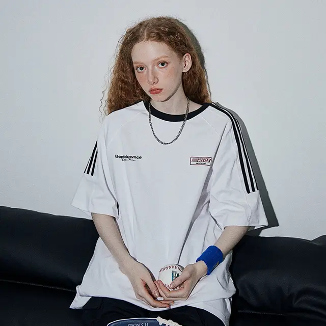 Retro Short Sleeve T shirt Summer Couple Loose Half Sleeve White - Shop at LoveMi
