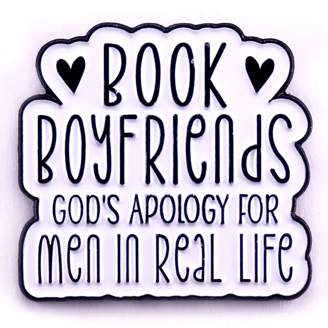 Book And Cup Hard Enamel Pin Fantasy Novel Badge Fictional Character - Shop at LoveMi