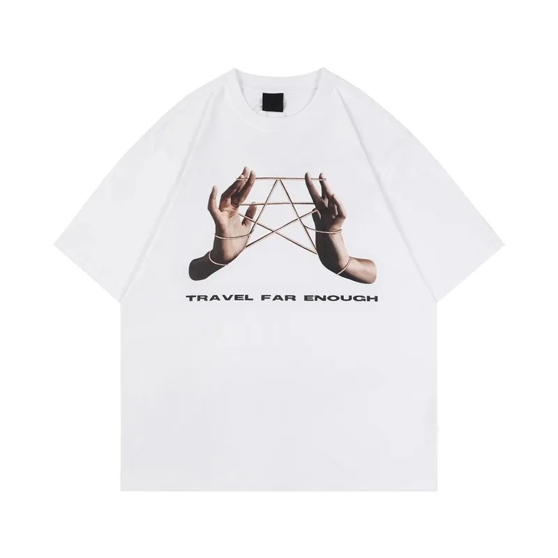 Loose Korean Style Short Sleeve T-shirt Women's Design Sense - D032088 White