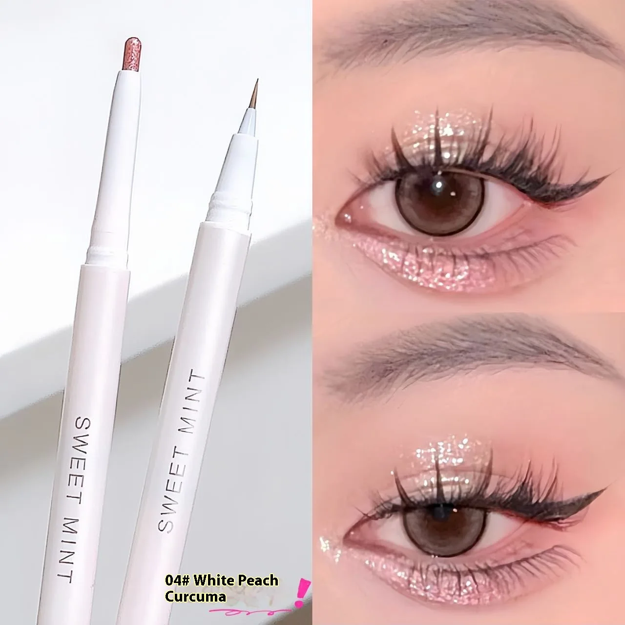 Streamer Shadow Double-headed Eye Shadow Pen - 04Curcuma Aromatica