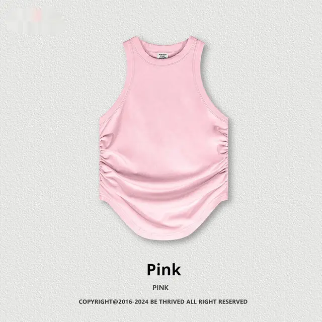American Street Style Vest Sexy Pink - Shop at LoveMi