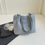 Women's Summer Fashion Capacity Tote Shoulder Bag - Blue