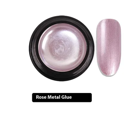 Metalic Glue Japanese Nail Art UV Nail Polish Rose - Shop at LoveMi
