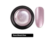 Metalic Glue Japanese Nail Art UV Nail Polish - Rose