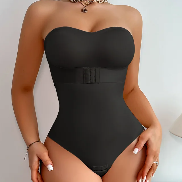 Traceless Invisible Shoulder Straps For Waist Shaping And Tight Fitting Underwear Black - Shop at LoveMi