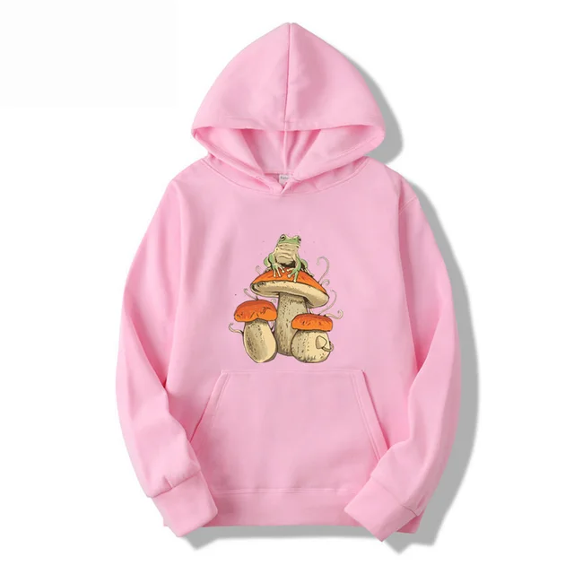 Sweatshirt Plain Letter Printed Kangaroo Pocket Drawstring Hoodie Pink - Shop at LoveMi