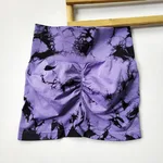 Dyed Purple Shorts