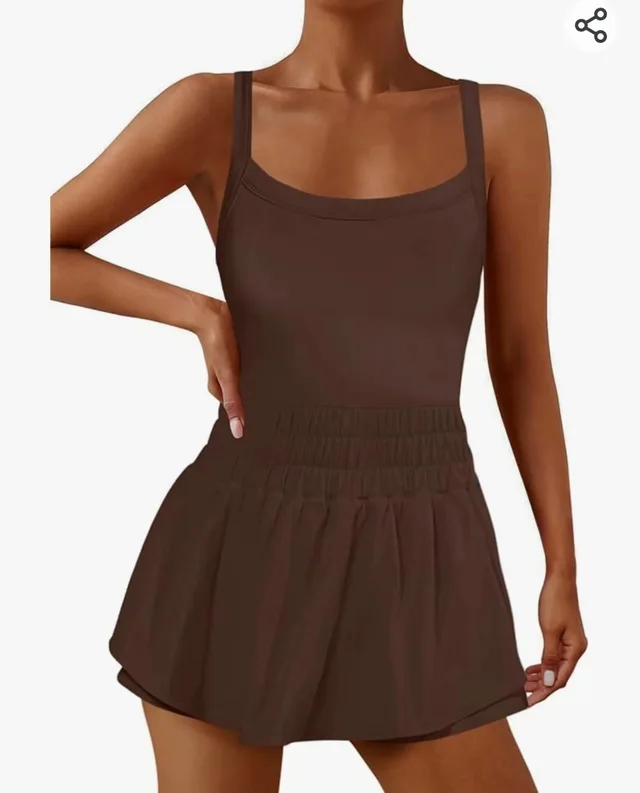 Women's Comfort And Casual Slim Fit Bodysuit Brown - Shop at LoveMi