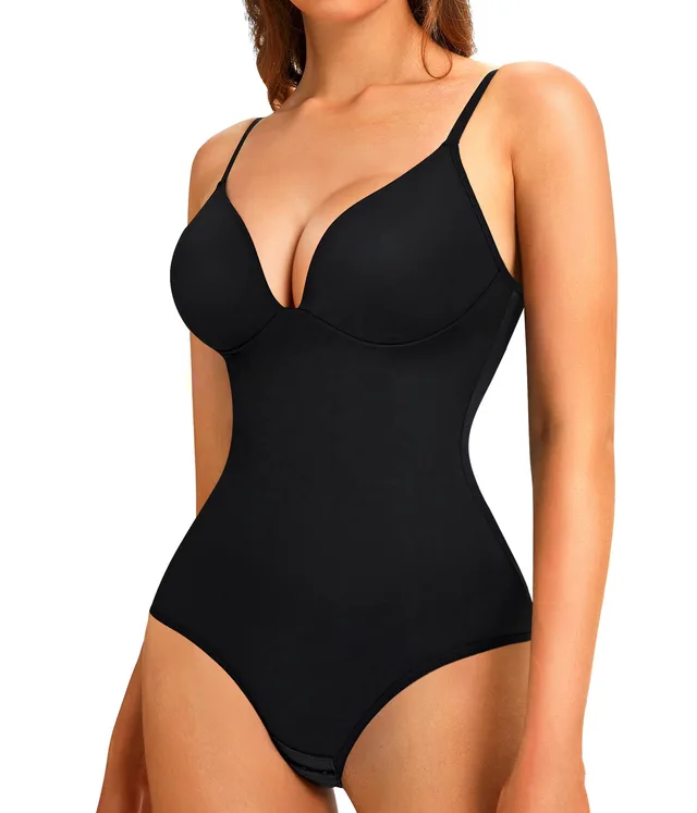 High end Body shaping Corsets V neck Brace Waist Slimming And Belly Contracting Black - Shop at LoveMi