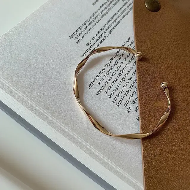 Women's Wave Pattern Simple Special interest Design Bracelet S181 - Shop at LoveMi