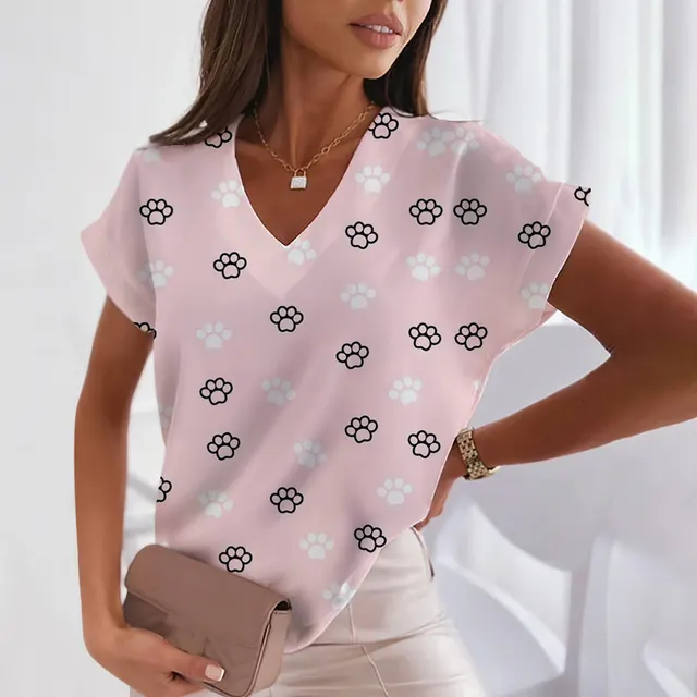 Small Love 3D Digital Printing Loose fitting Casual T shirt Amtr1Gc232712L - Shop at LoveMi