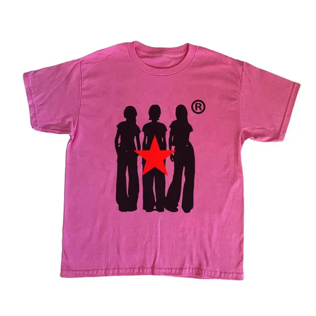 Retro Loose Y2g Cotton T shirt Printed Casual Short sleeved T shirt Meihong Mobile Phone - Shop at LoveMi