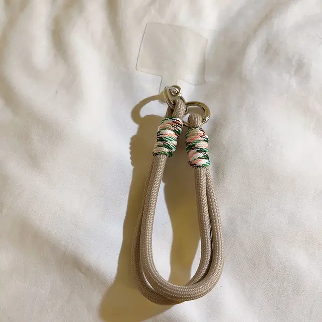 Short Braided Rope Wrist Keychain Pendant E96 - Shop at LoveMi