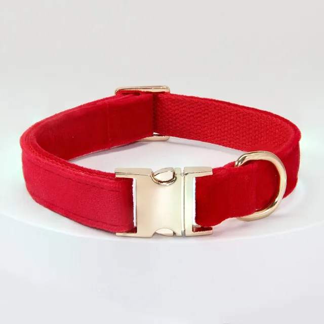 Dog Collar With Engraved Lettering, Anti Loss Collar, Large Dog Leash Red Collar - Shop at LoveMi