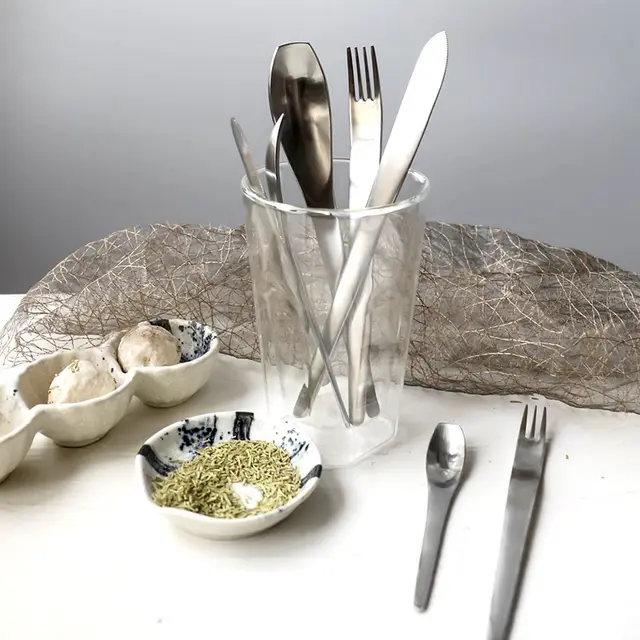Knife, Fork And Spoon 304 Stainless Steel Household Desserts Spoon Hotel Stainless Steel Tableware Dinner Fork - Shop at LoveMi