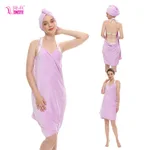 Purple Bath Skirt Set