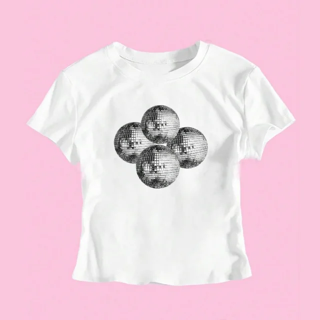 Women's Round Neck T shirt Letter Print Short sleeve Ins02 - Shop at LoveMi