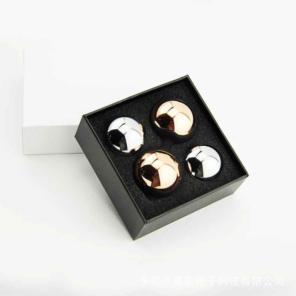 Female Postpartum Kegel Trainer Vaginal Dumbbell Rose Gold Four Balls - Shop at LoveMi