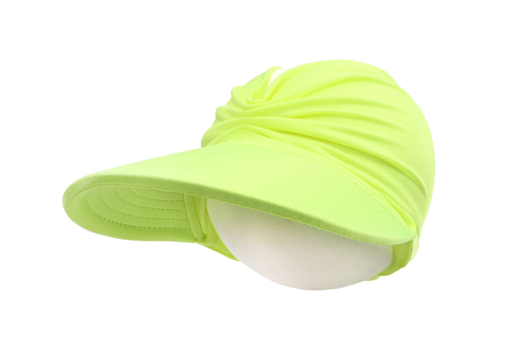 Baby Sunhat Outdoor Beach Sun Protection Breathable Visor Peaked Cap - Fluorescent Yellow - View 1