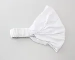 Beauty Hair Band Women's Extra Wide Elegant Hair Accessories Sports Headband - White