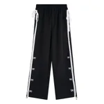 black with white lace trim