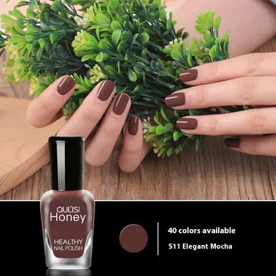Water based Peelable Tearable Nail Polish 8ml 11 Elegant Mocha - Shop at LoveMi