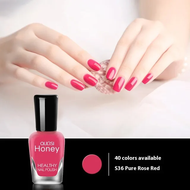 Water based Peelable Tearable Nail Polish 8ml 36 Pure Rose Red - Shop at LoveMi