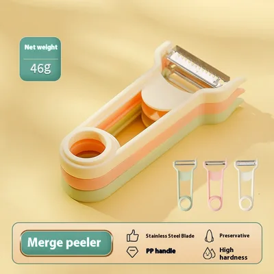 3 In 1 Cheese Grater Portable Handheld Stainless Steel Vegetable Grater Kitchen Tools Efficient Food Graters Home Kitchen Gadgets Three In One Pe... Three In One Peeler - Shop at LoveMi