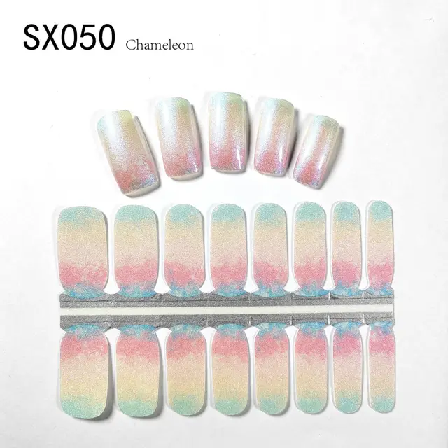 Starry Sky Nail Stickers Oil Film Color Changing Sx050 - Shop at LoveMi