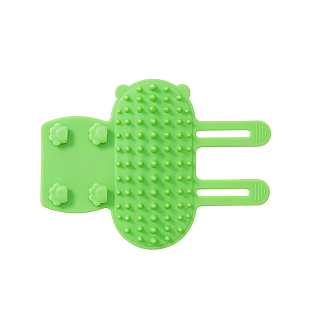 Pets Cat Hair Removal Massage Comb Cats Scratching Rubbing Brush Kitten Grooming Self Cleaning Wall Corner Cat Scratcher Combs Pet Products Green - Shop at LoveMi