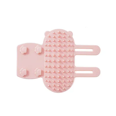 Pets Cat Hair Removal Massage Comb Cats Scratching Rubbing Brush Kitten Grooming Self Cleaning Wall Corner Cat Scratcher Combs Pet Products Pink - Shop at LoveMi