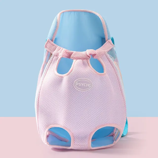 Cartoon Cute Chest Bag Portable Pink And Blue Stitching - Shop at LoveMi