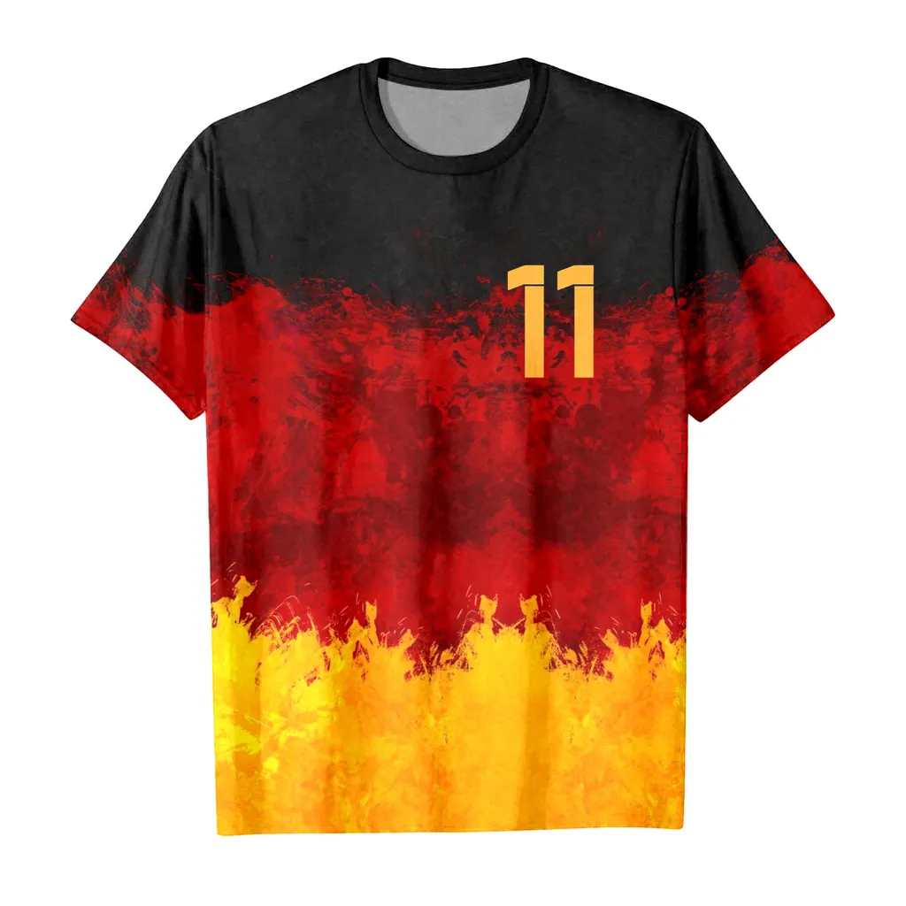 Children's Casual Short-sleeved T-shirt Children's Loose Round Neck Pullover - Figure7